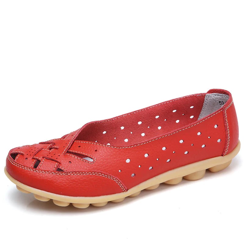Ballerines en cuir ultra-confortable Inès