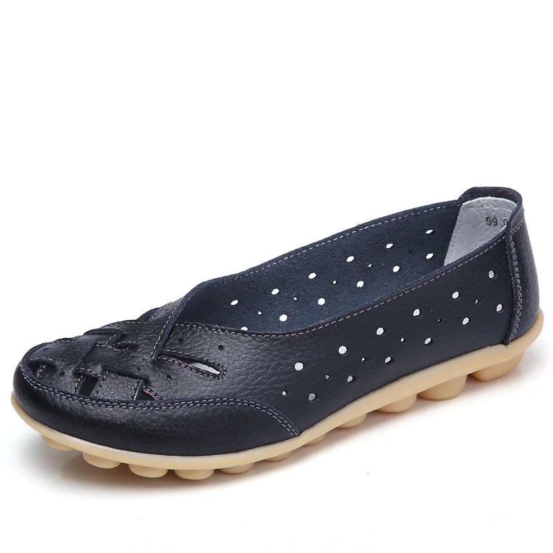Ballerines en cuir ultra-confortable Inès