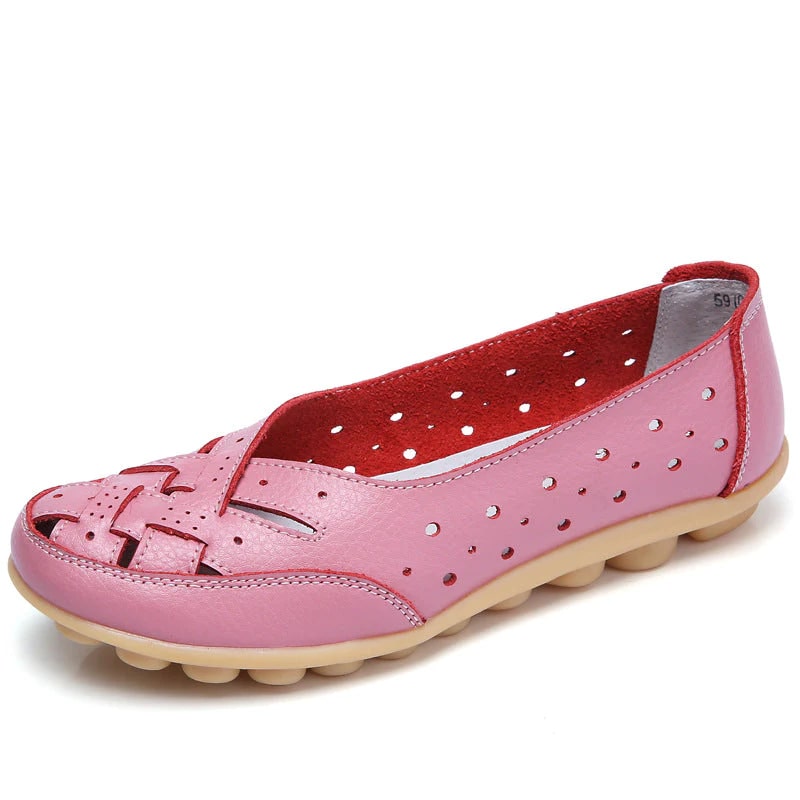 Ballerines en cuir ultra-confortable Inès