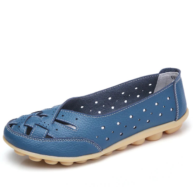 Ballerines en cuir ultra-confortable Inès