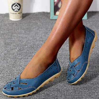 Ballerines en cuir ultra-confortable Inès