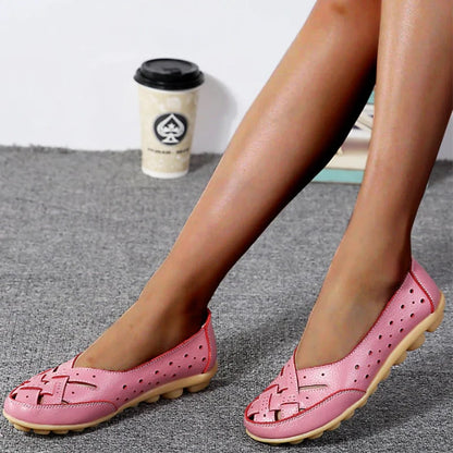 Ballerines en cuir ultra-confortable Inès